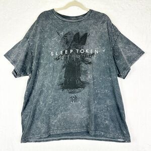 Sleep Token Aqua Regia Mineral Wash Tee Shirt Size 2XL Take Me Back To Eden